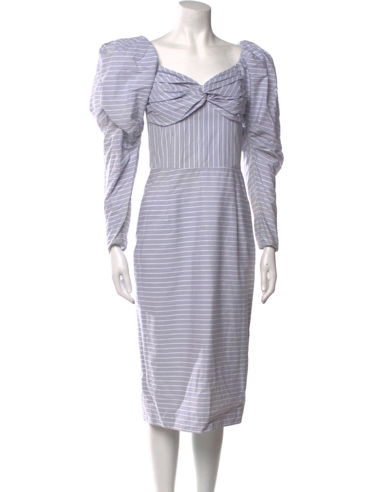 Hellessy Striped Long Dress