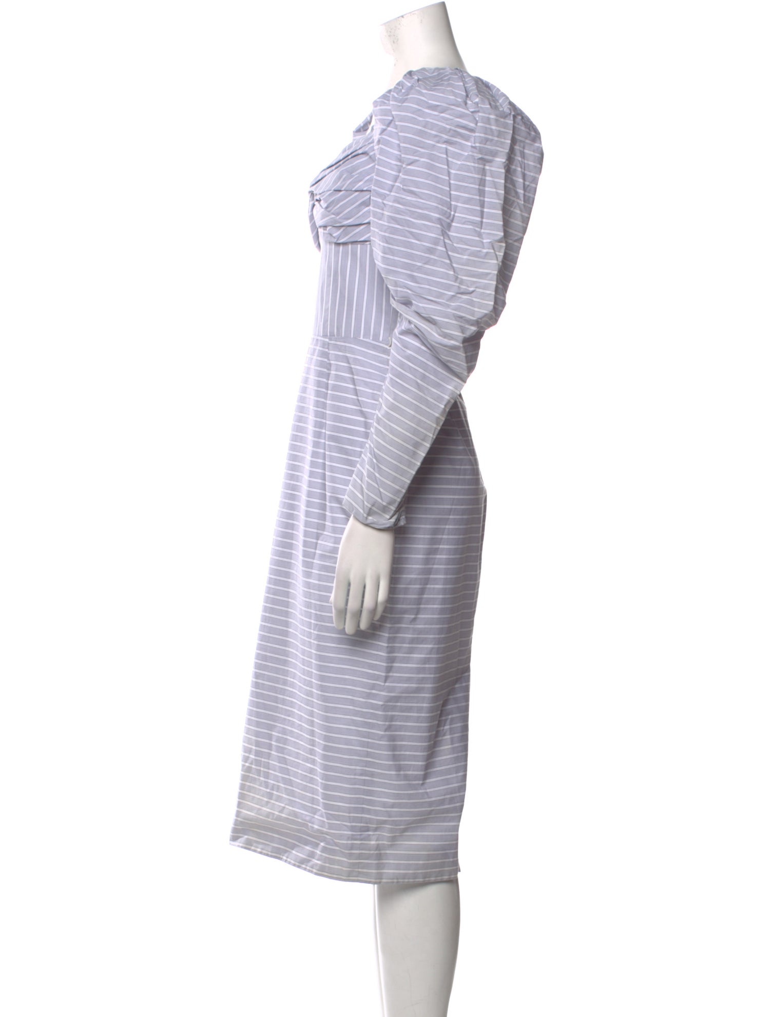 Hellessy Striped Long Dress