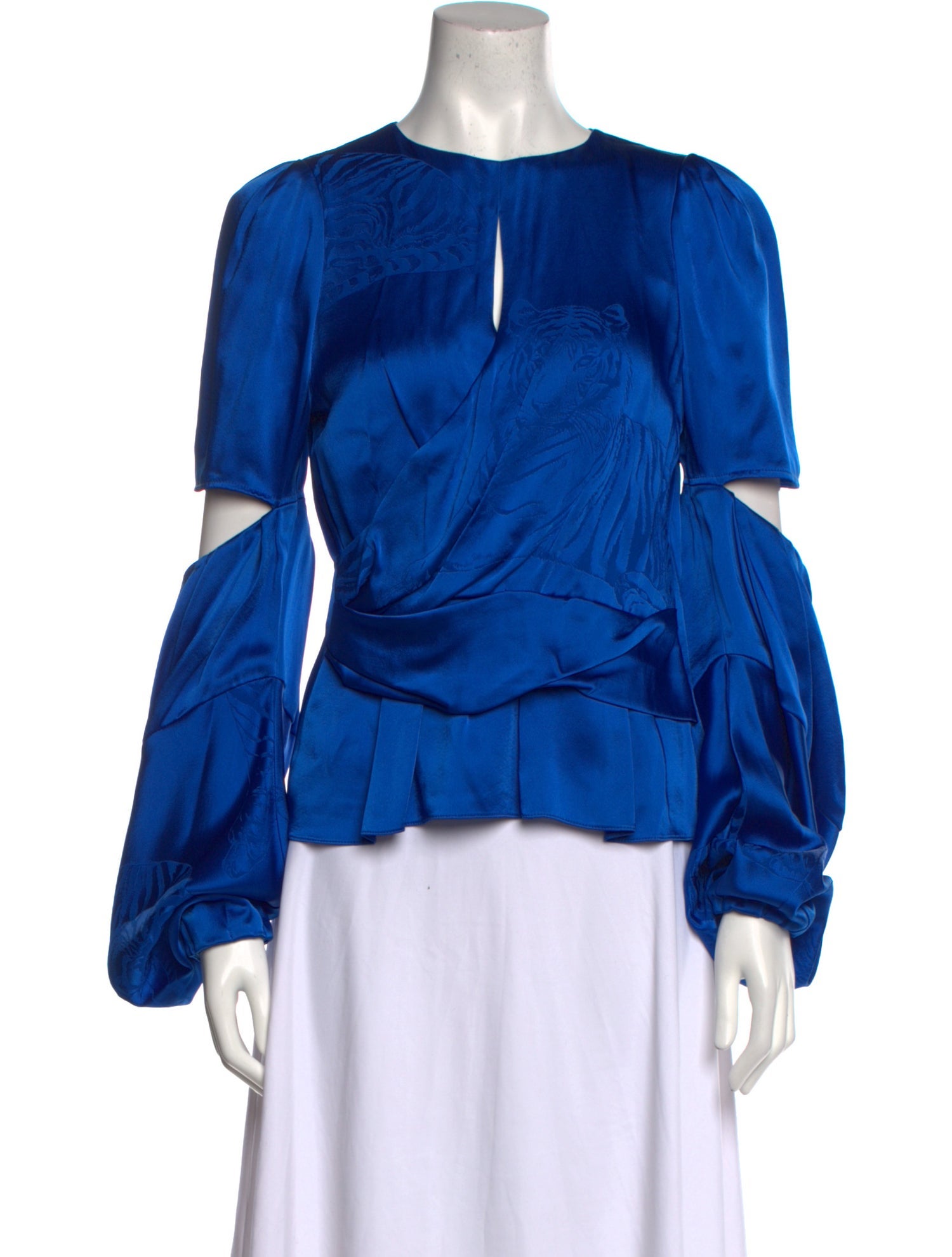 Hellessy Crew Neck Long Sleeve Blouse