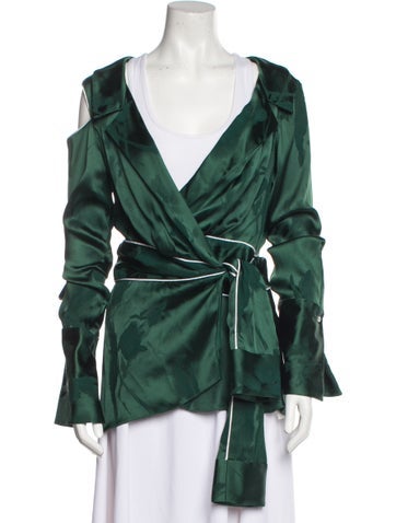 Hellessy Coats Printed Coat XS