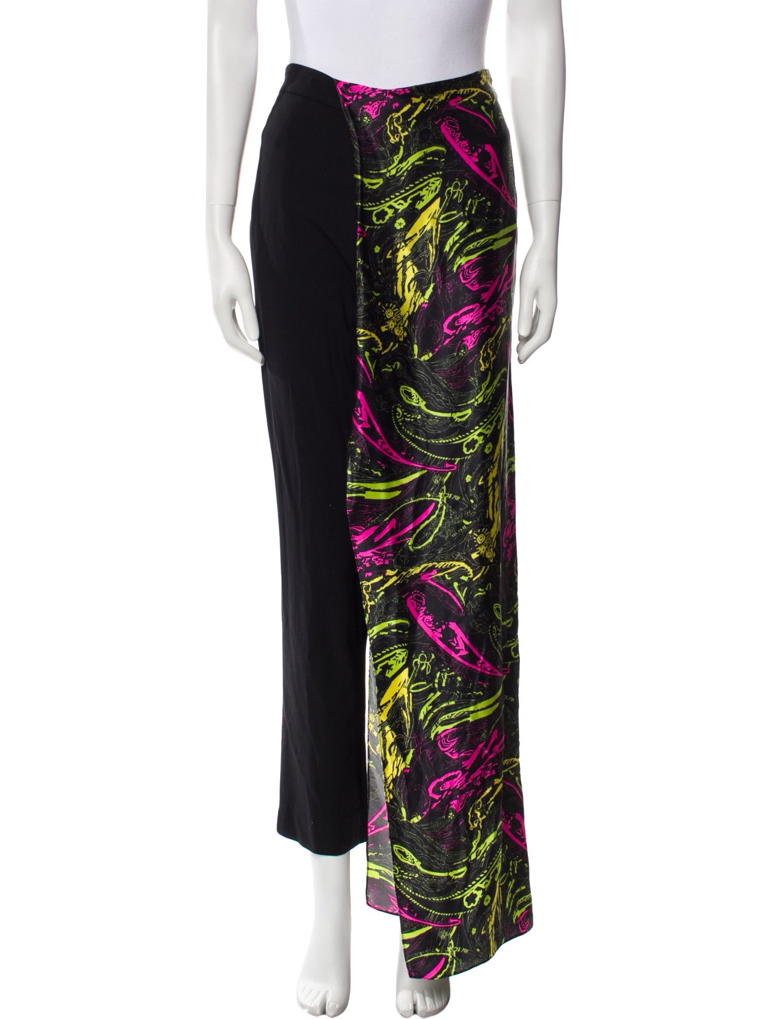 Hellessy Paisley Print Straight Leg Pants