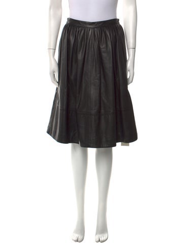 Hellessy Skirts Lambskin Knee-Length Skirt US 6 | M