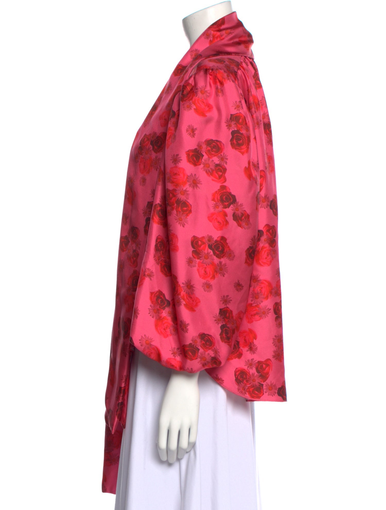 Hellessy Silk Floral Print Blouse