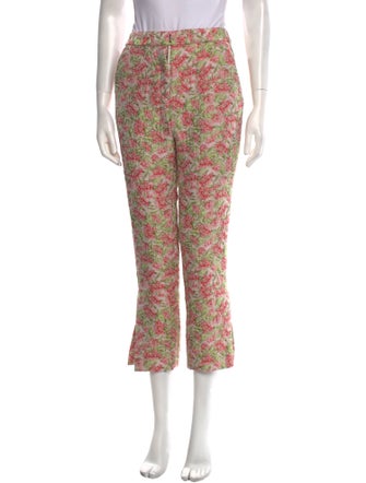 Hellessy Floral Print Straight Leg Pants