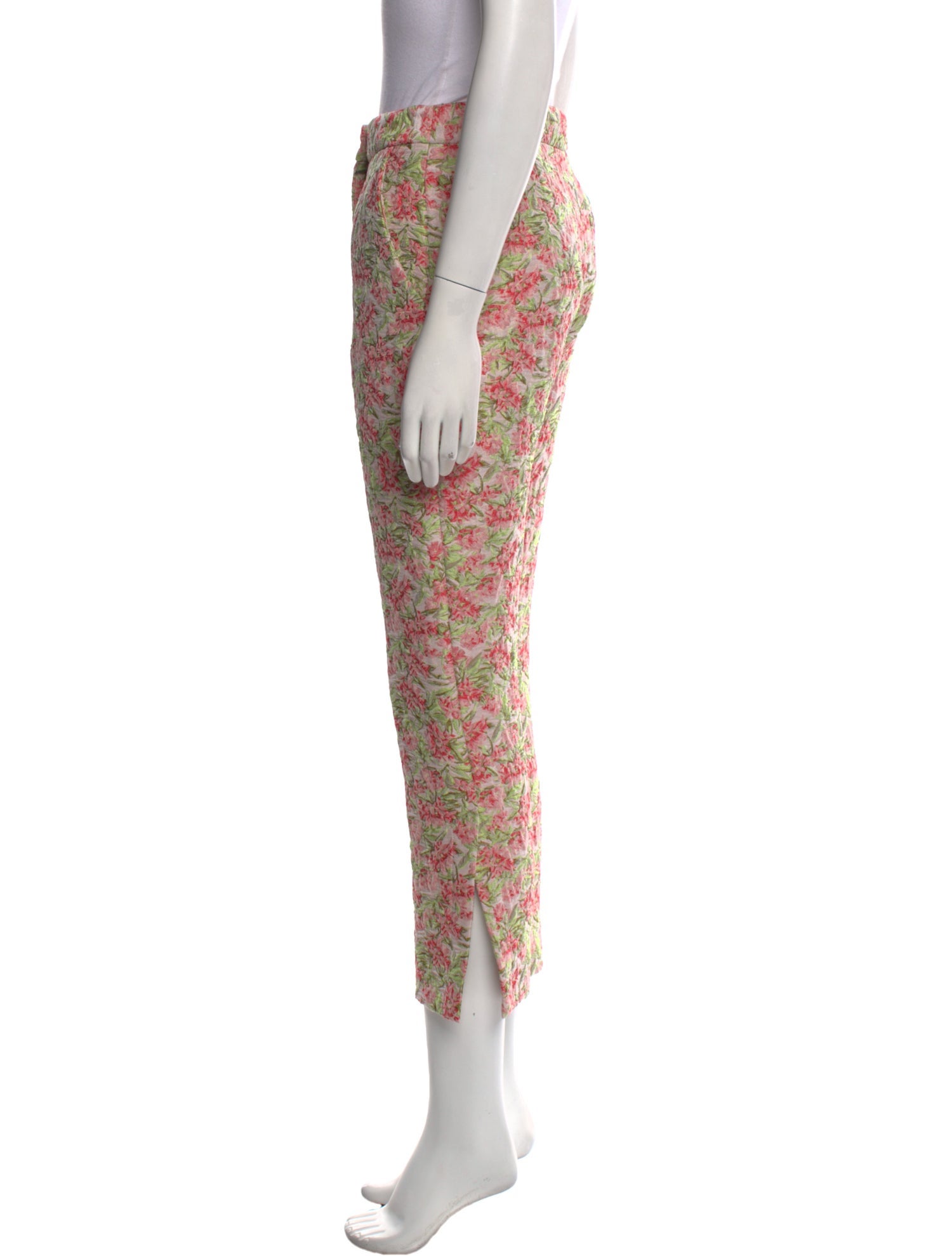 Hellessy Floral Print Straight Leg Pants