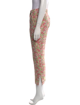 Hellessy Floral Print Straight Leg Pants