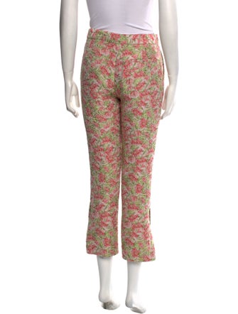 Hellessy Floral Print Straight Leg Pants