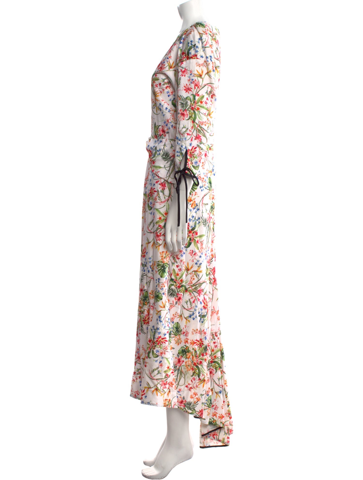 Hellessy Floral Print Long Dress