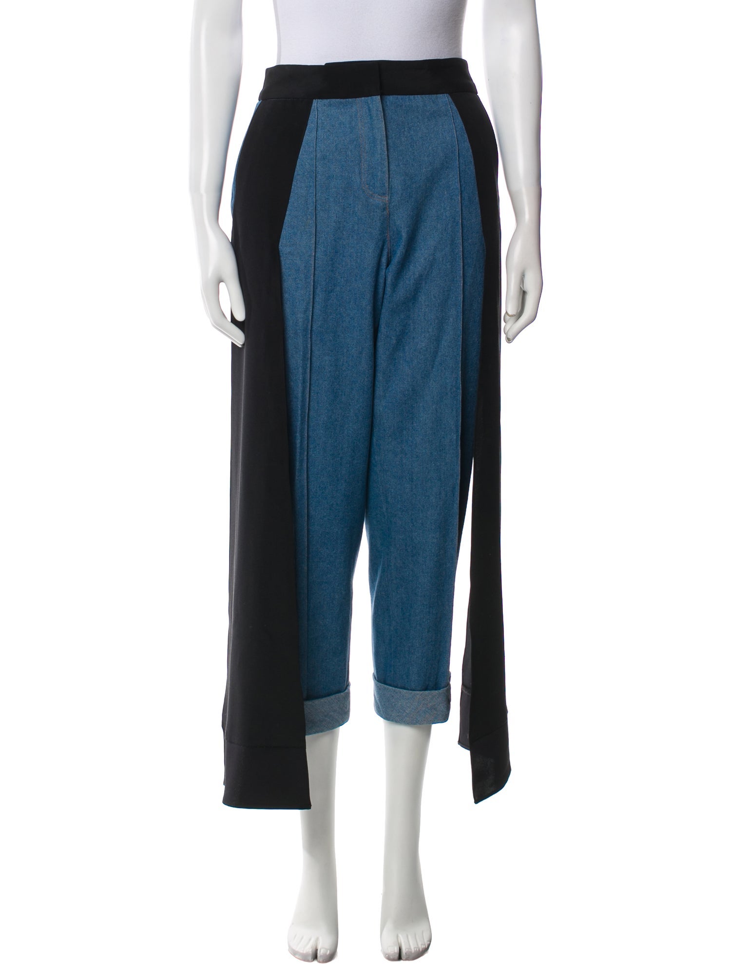 Hellessy Colorblock Pattern Straight Leg Pants