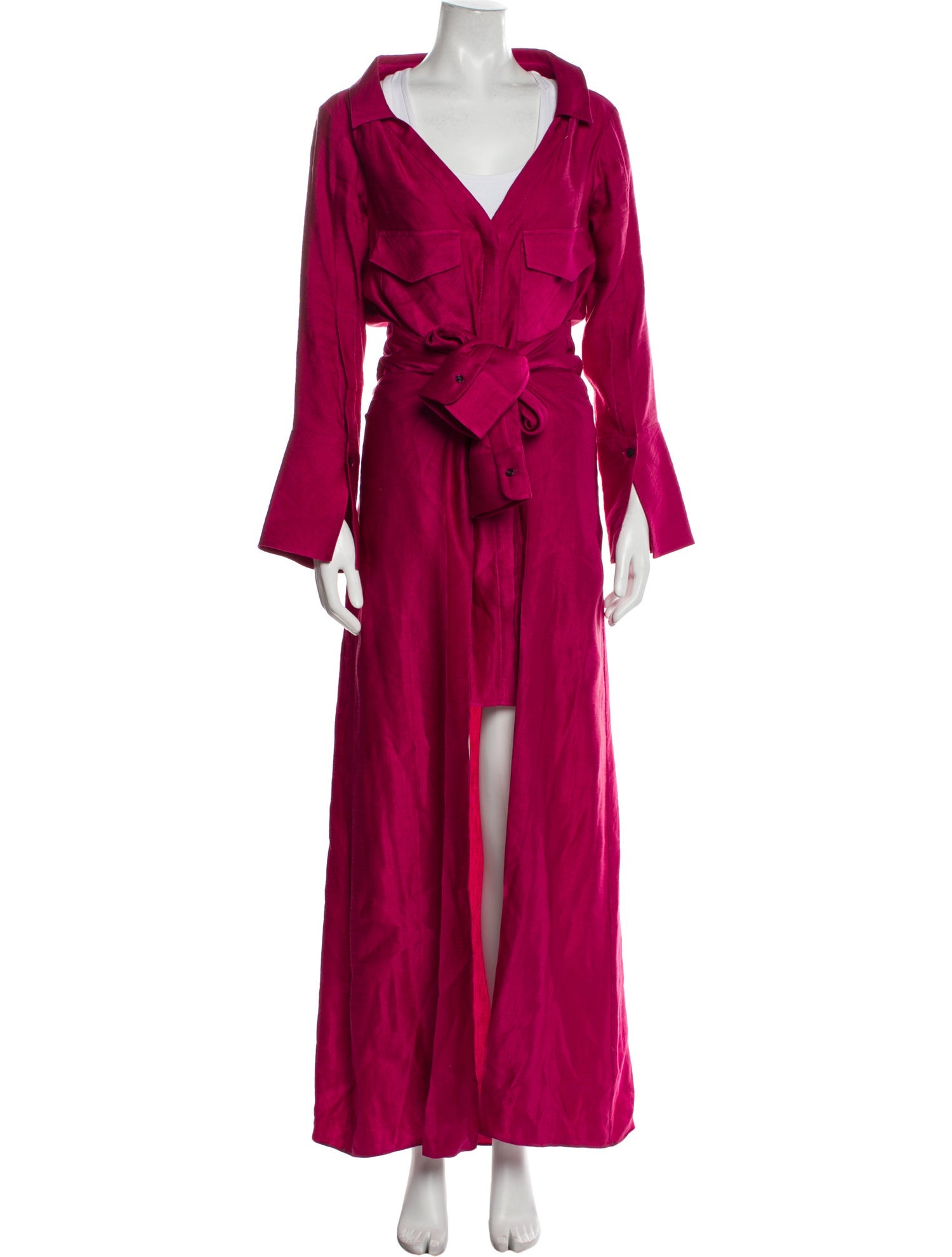 Hellessy Linen Long Dress