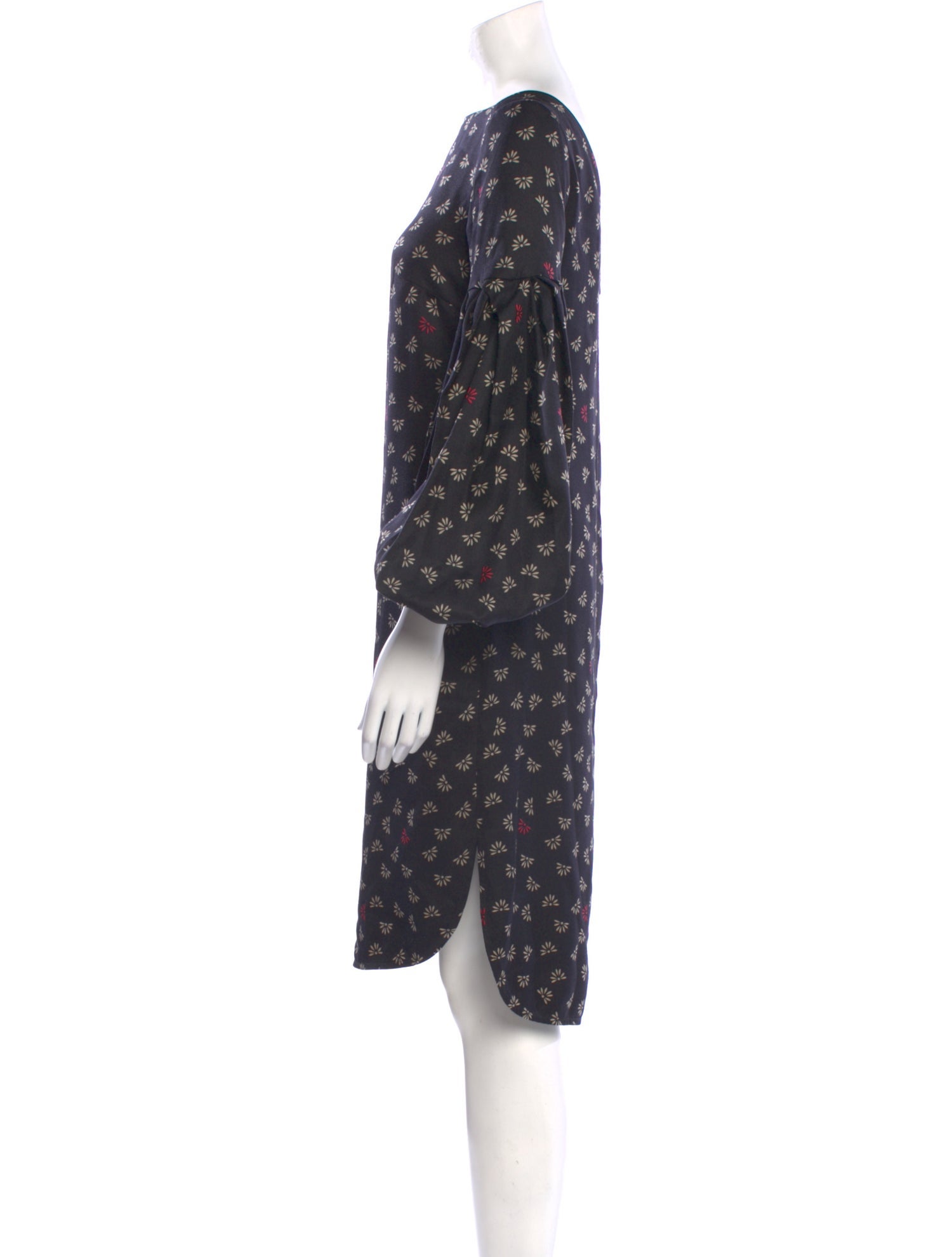 Hellessy Silk Midi Length Dress