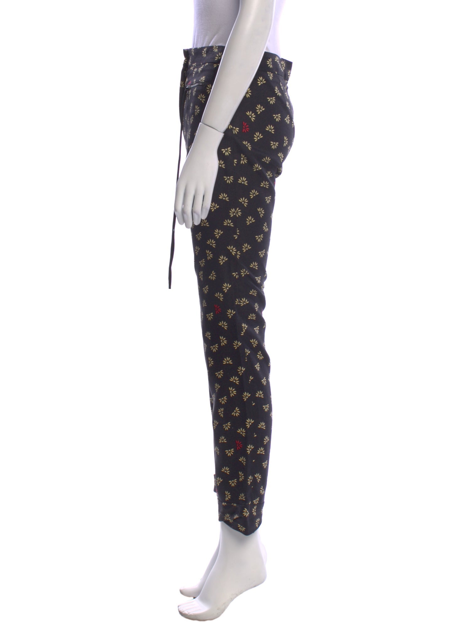 Hellessy Floral Print Skinny Leg Pants