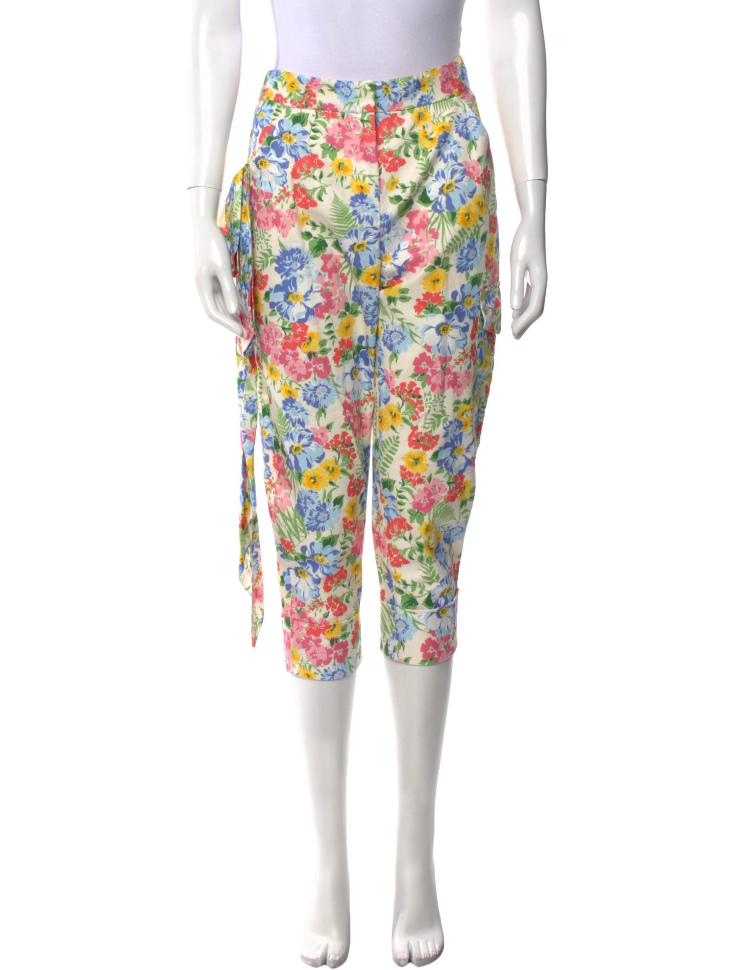 Hellessy Floral Print Straight Leg Pants