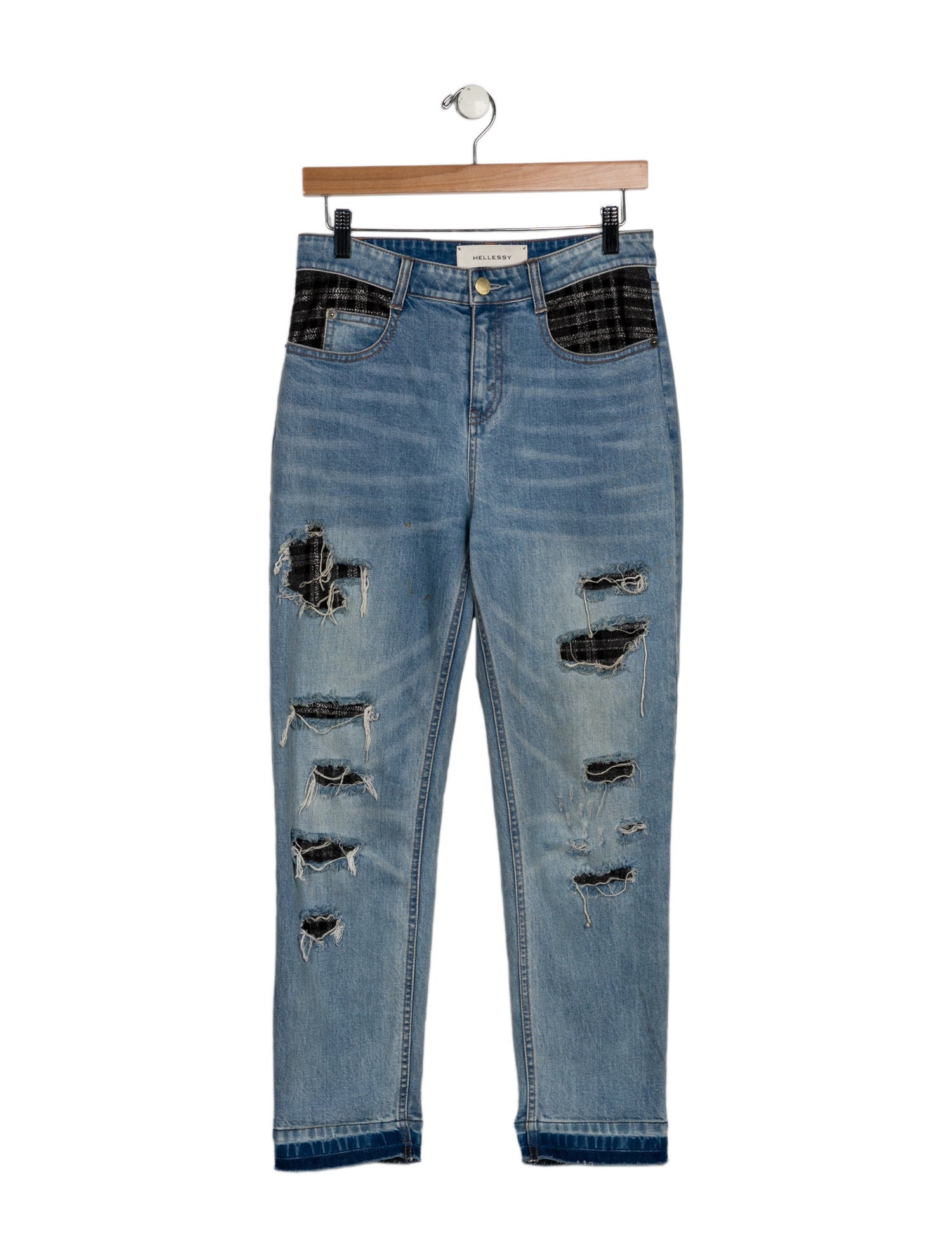 Hellessy Mid-Rise Straight Leg Jeans