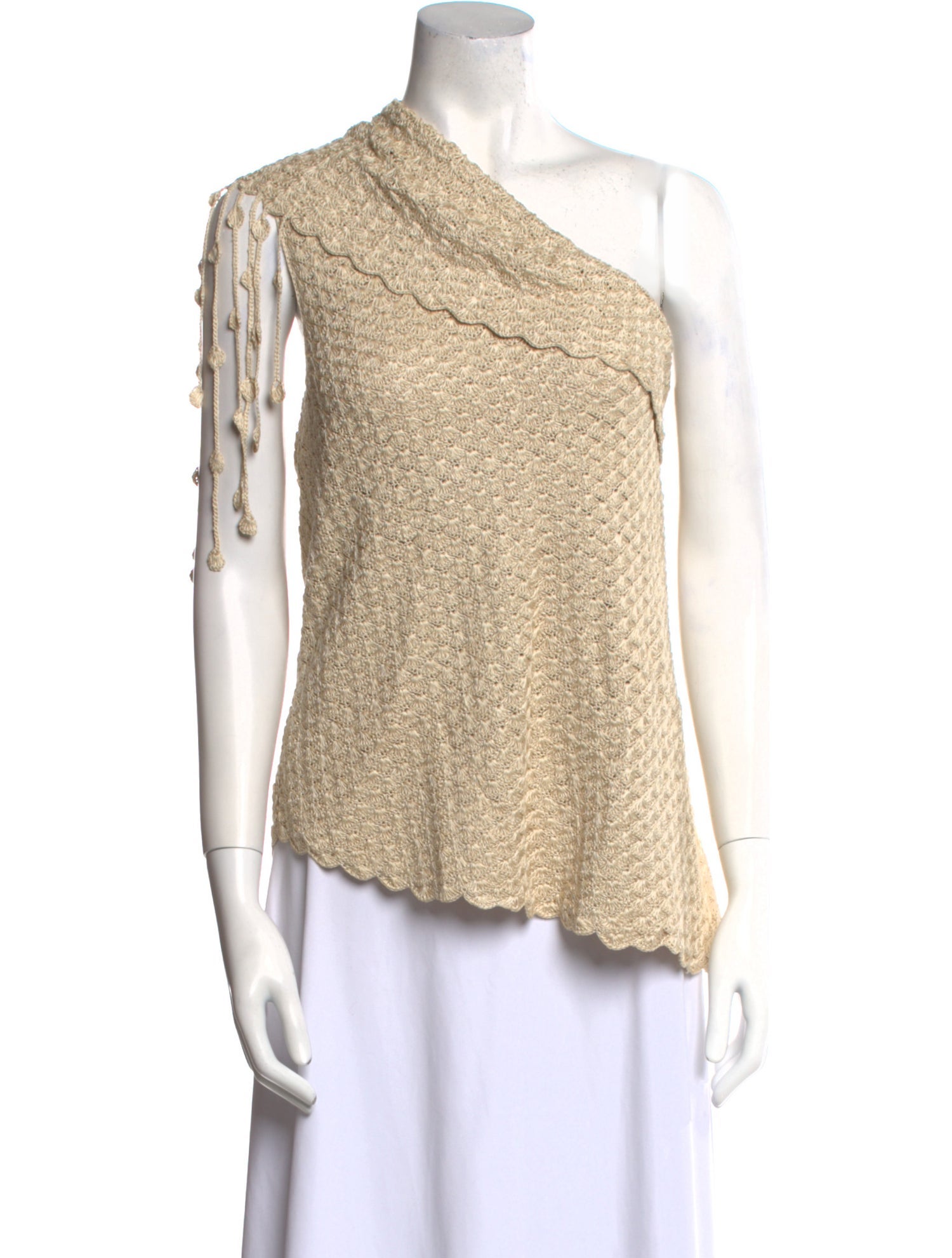 Hellessy Silk One-Shoulder Top