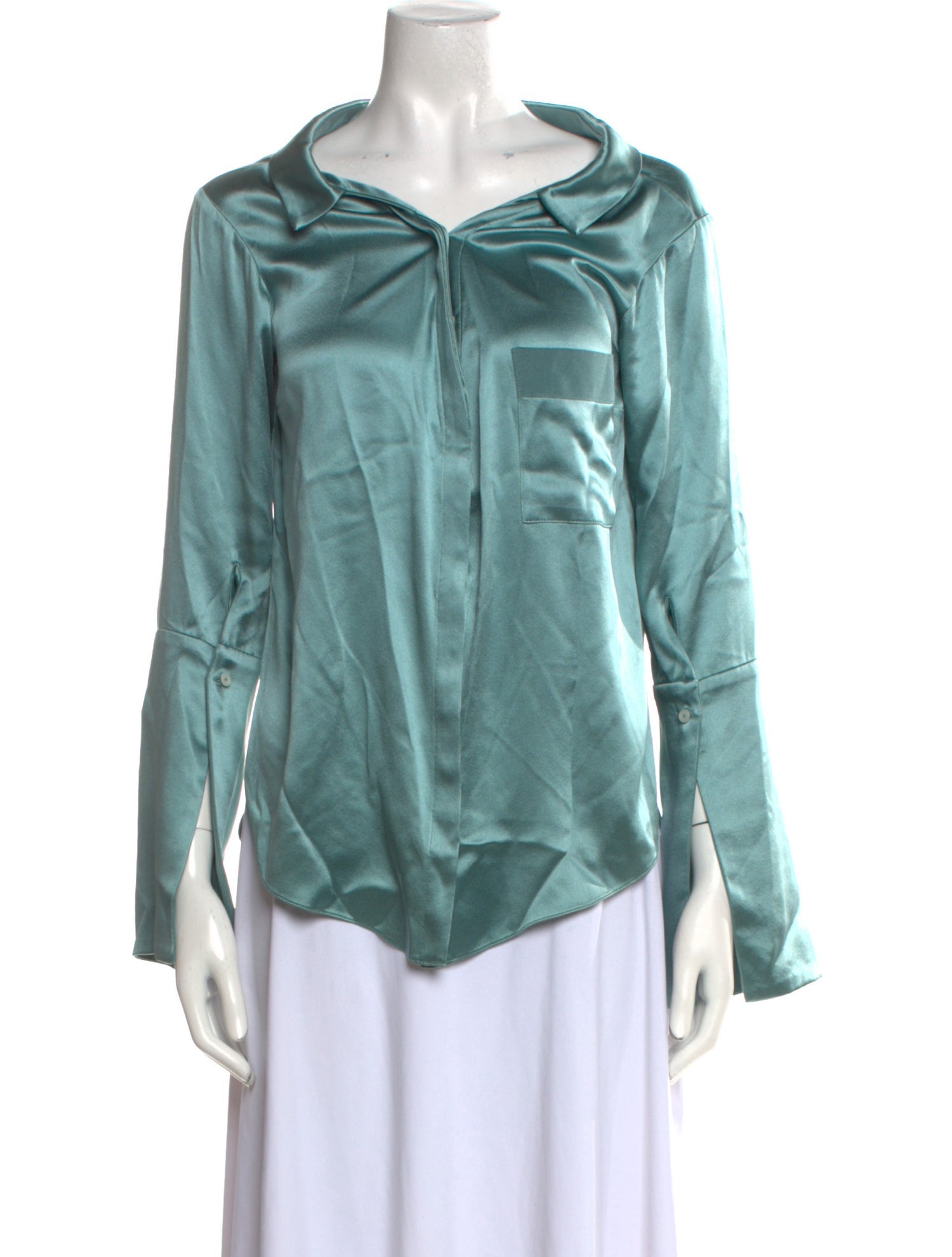 Hellessy Silk Cowl Neck Blouse