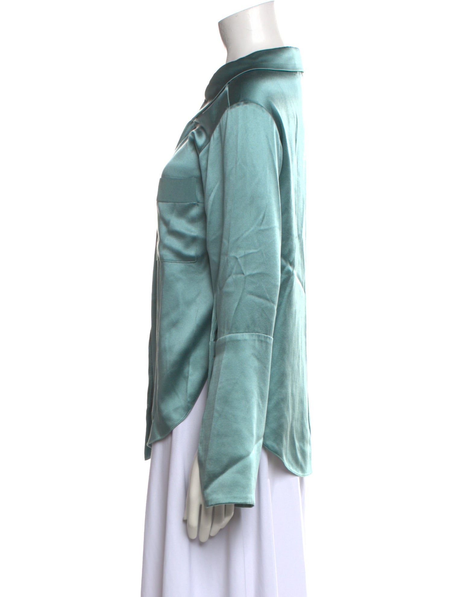 Hellessy Silk Cowl Neck Blouse