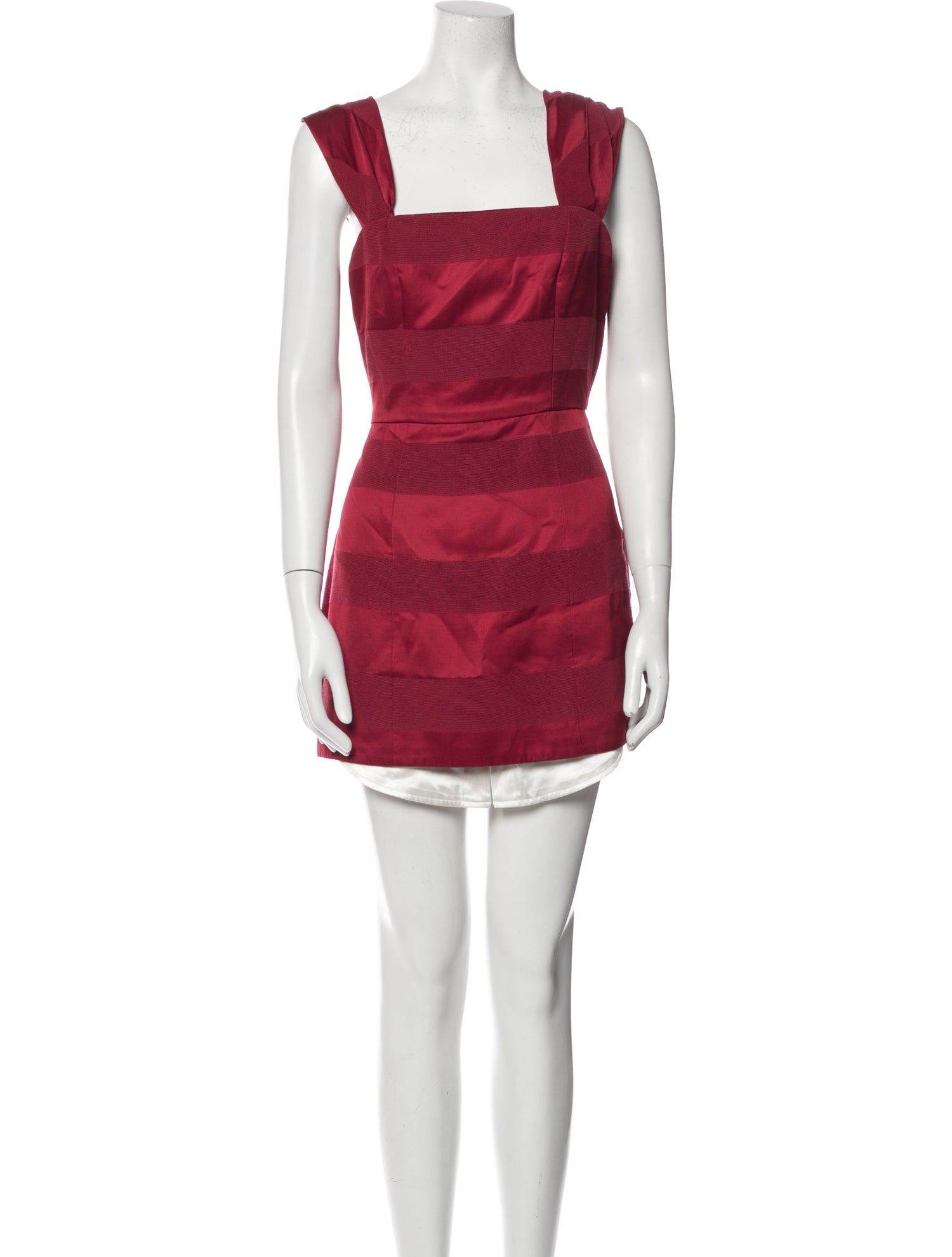 Hellessy Square Neckline Mini Dress