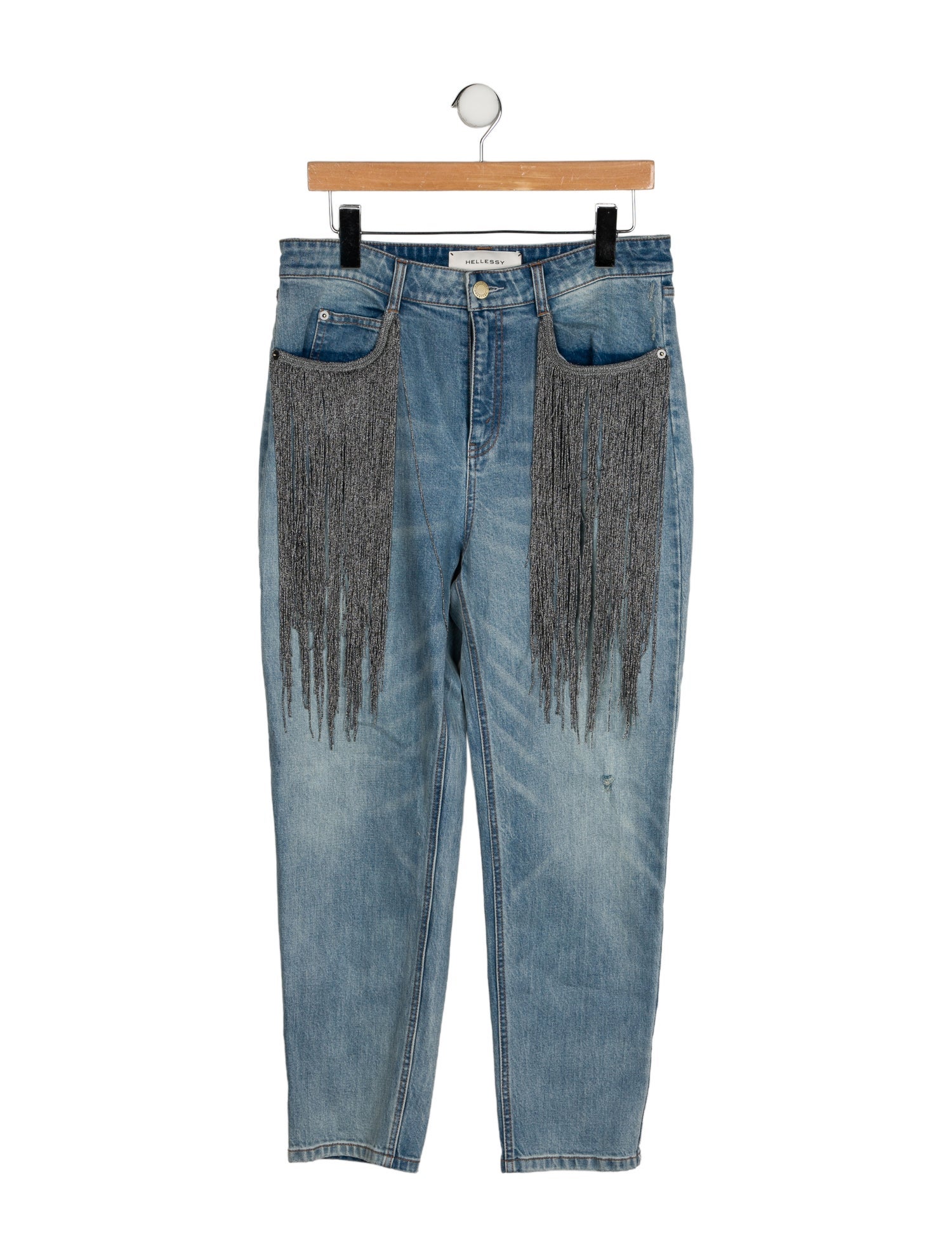 Hellessy High-Rise Straight Leg Jeans w/ Tags