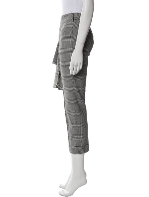 Hellessy Plaid Print Straight Leg Pants