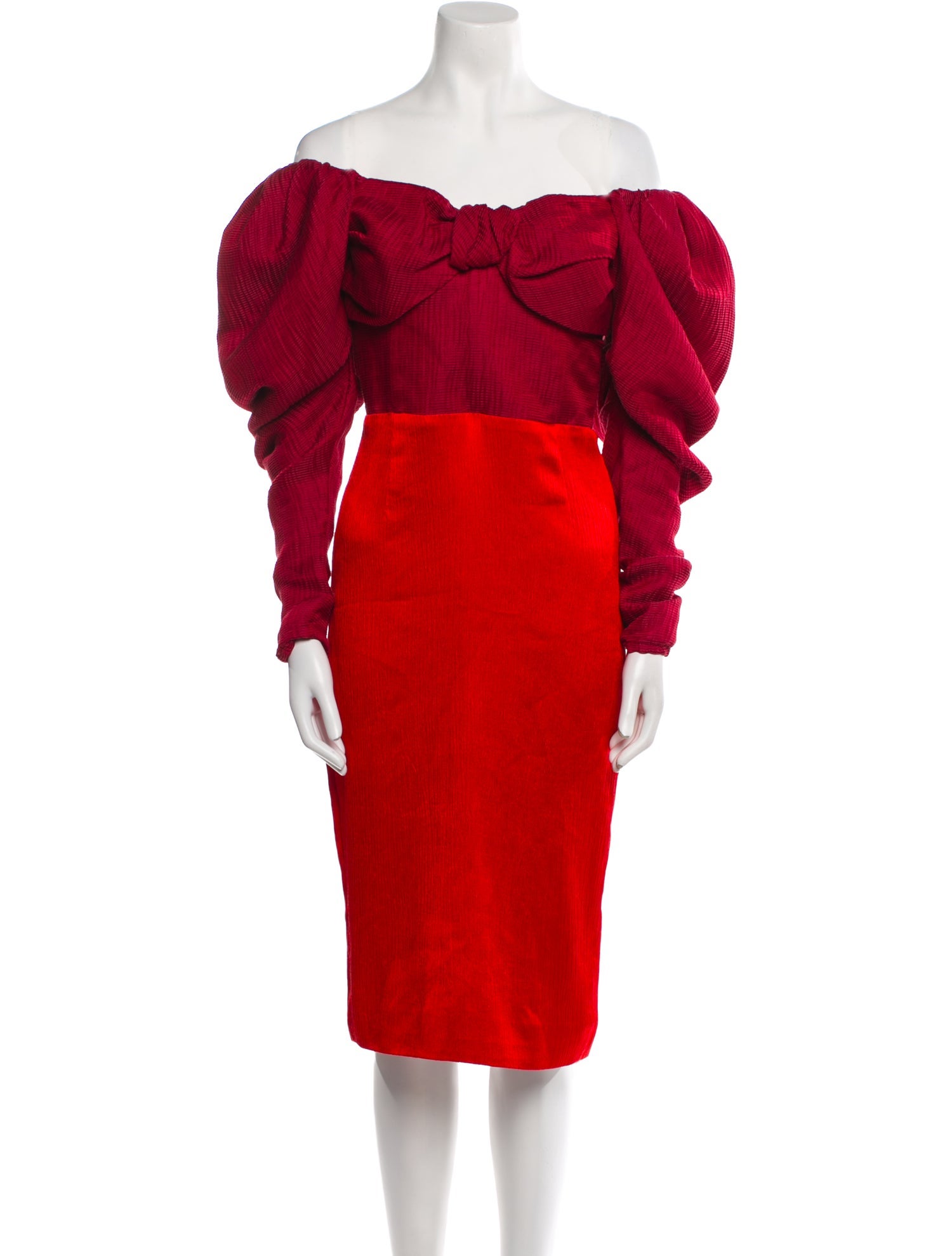 Hellessy Linen Knee-Length Dress