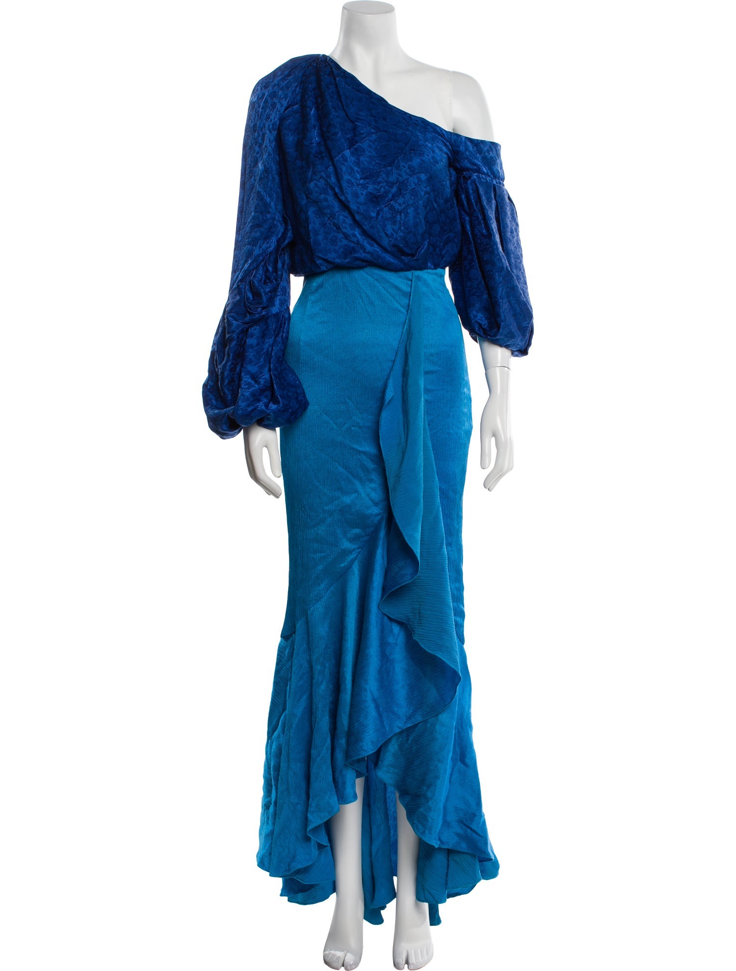 Hellessy One-Shoulder Long Dress