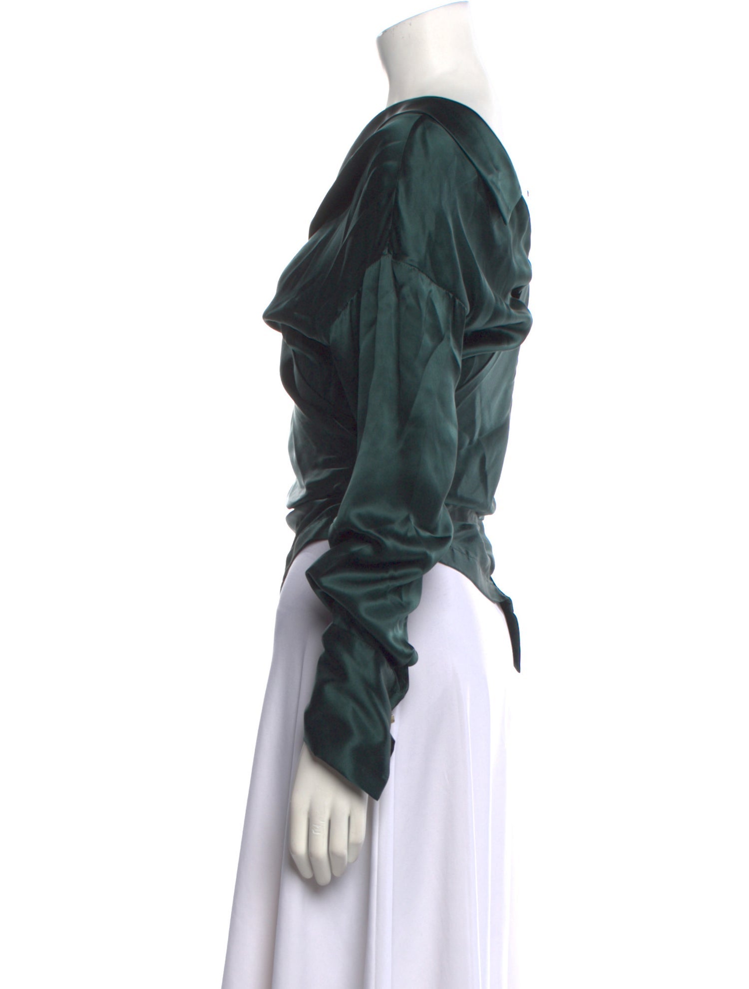 Hellessy Silk One-Shoulder Blouse w/ Tags