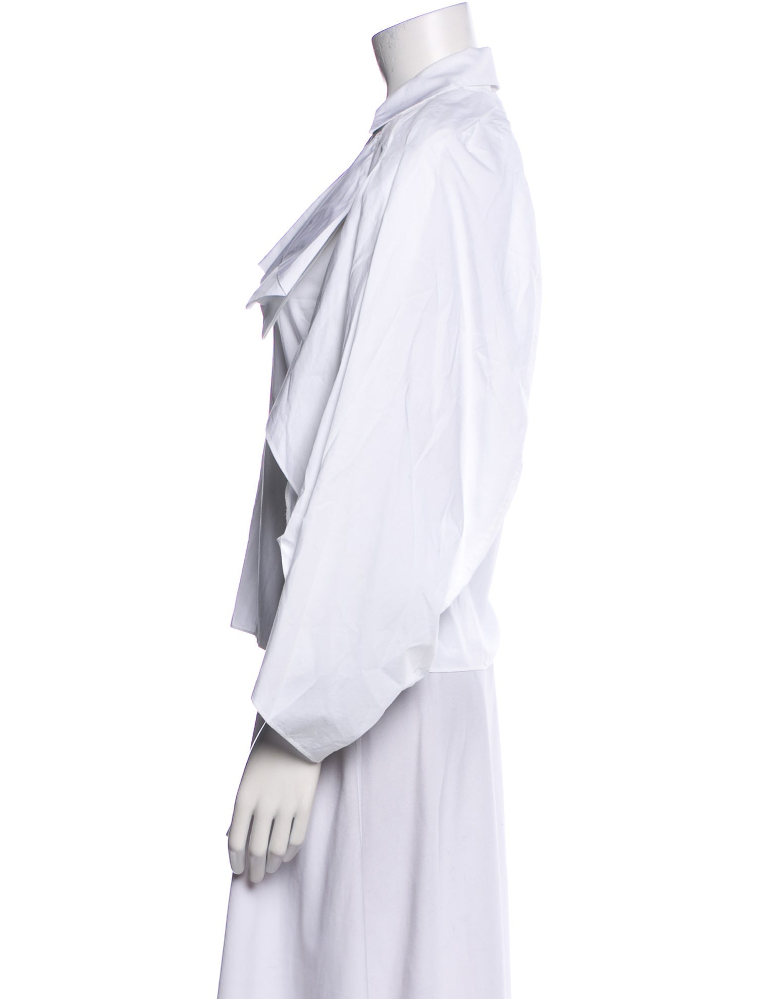 Hellessy Three-Quarter Sleeve Button-Up Top