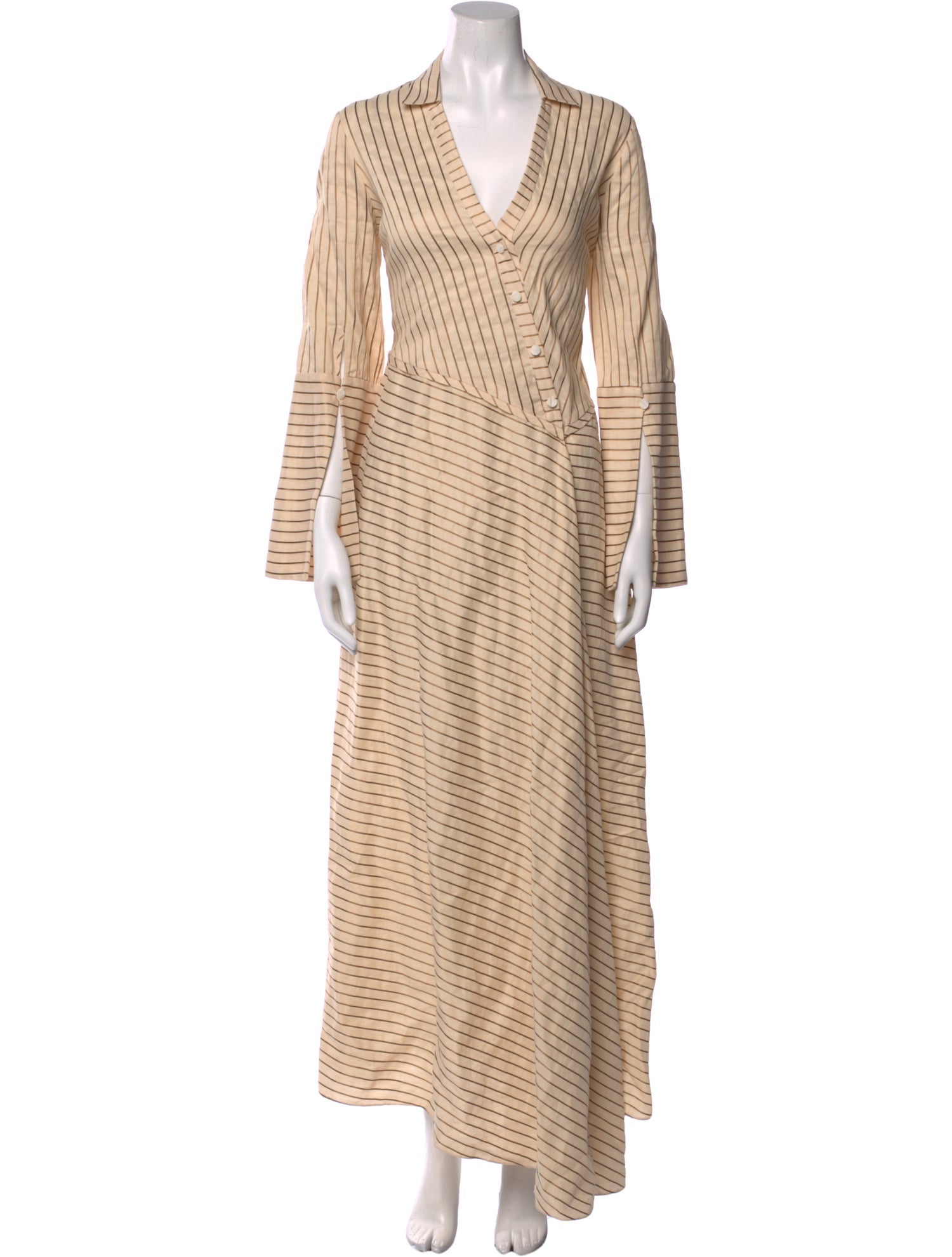 Hellessy Striped Long Dress