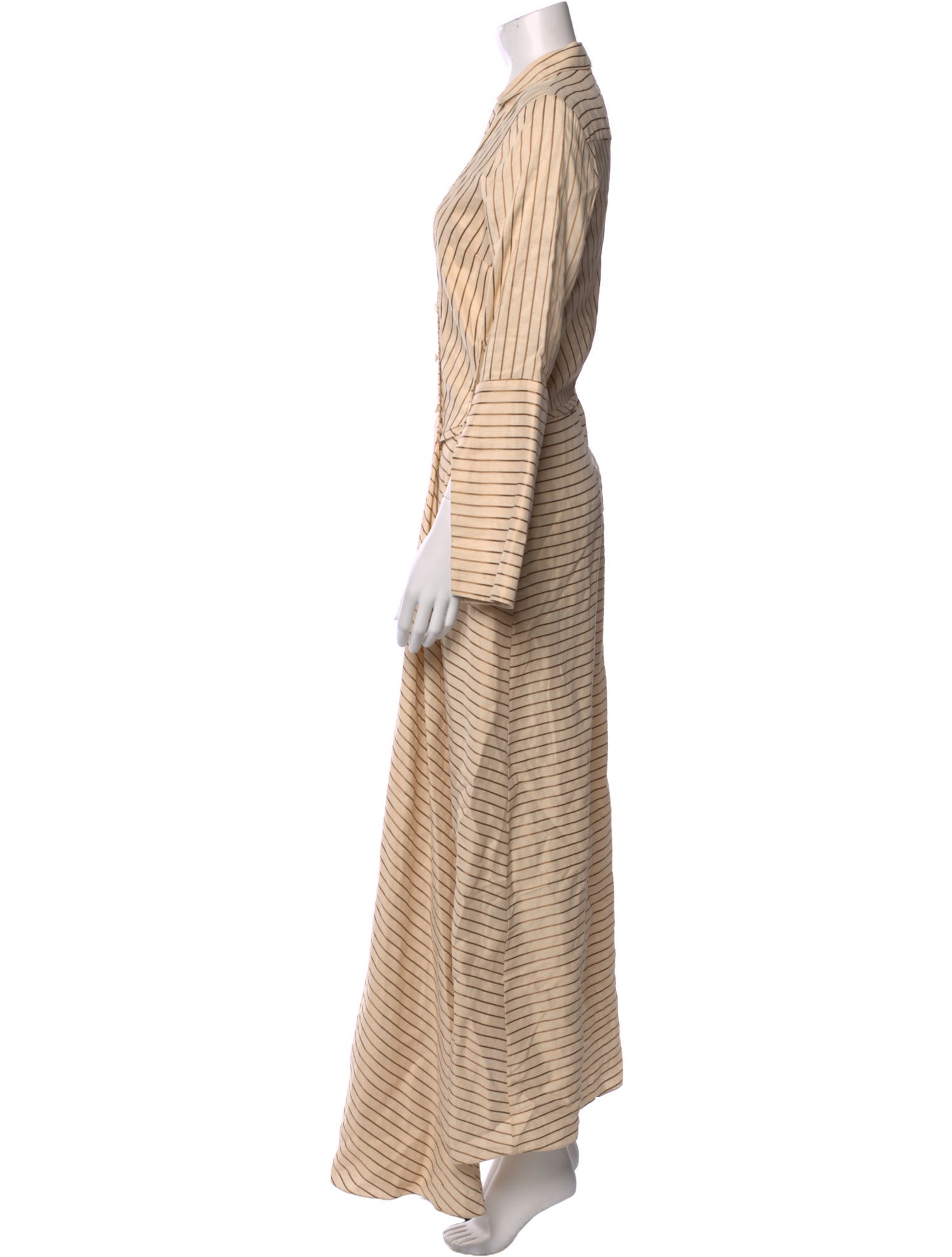 Hellessy Striped Long Dress