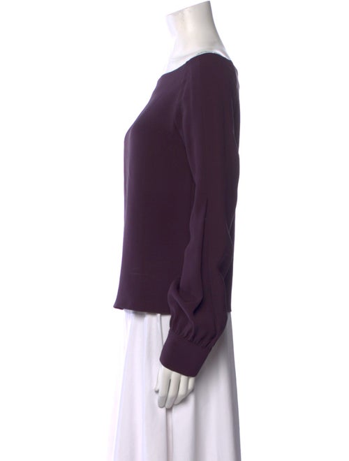 Hellessy Silk Bateau Neckline Blouse