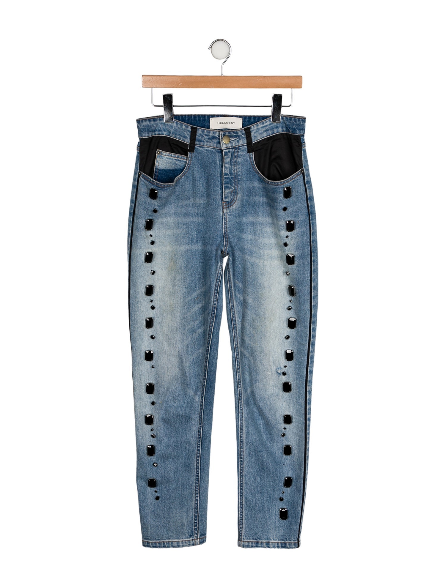 Hellessy High-Rise Straight Leg Jeans