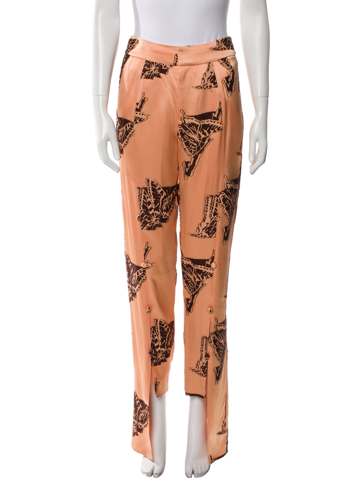 Hellessy Printed Straight Leg Pants