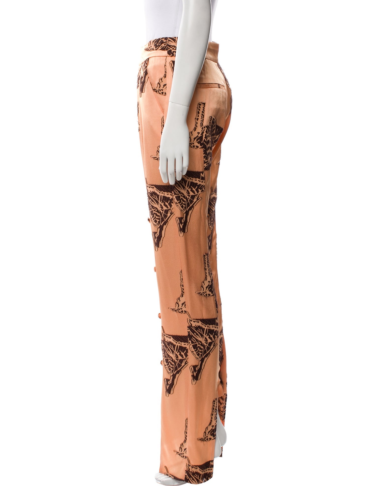 Hellessy Printed Straight Leg Pants