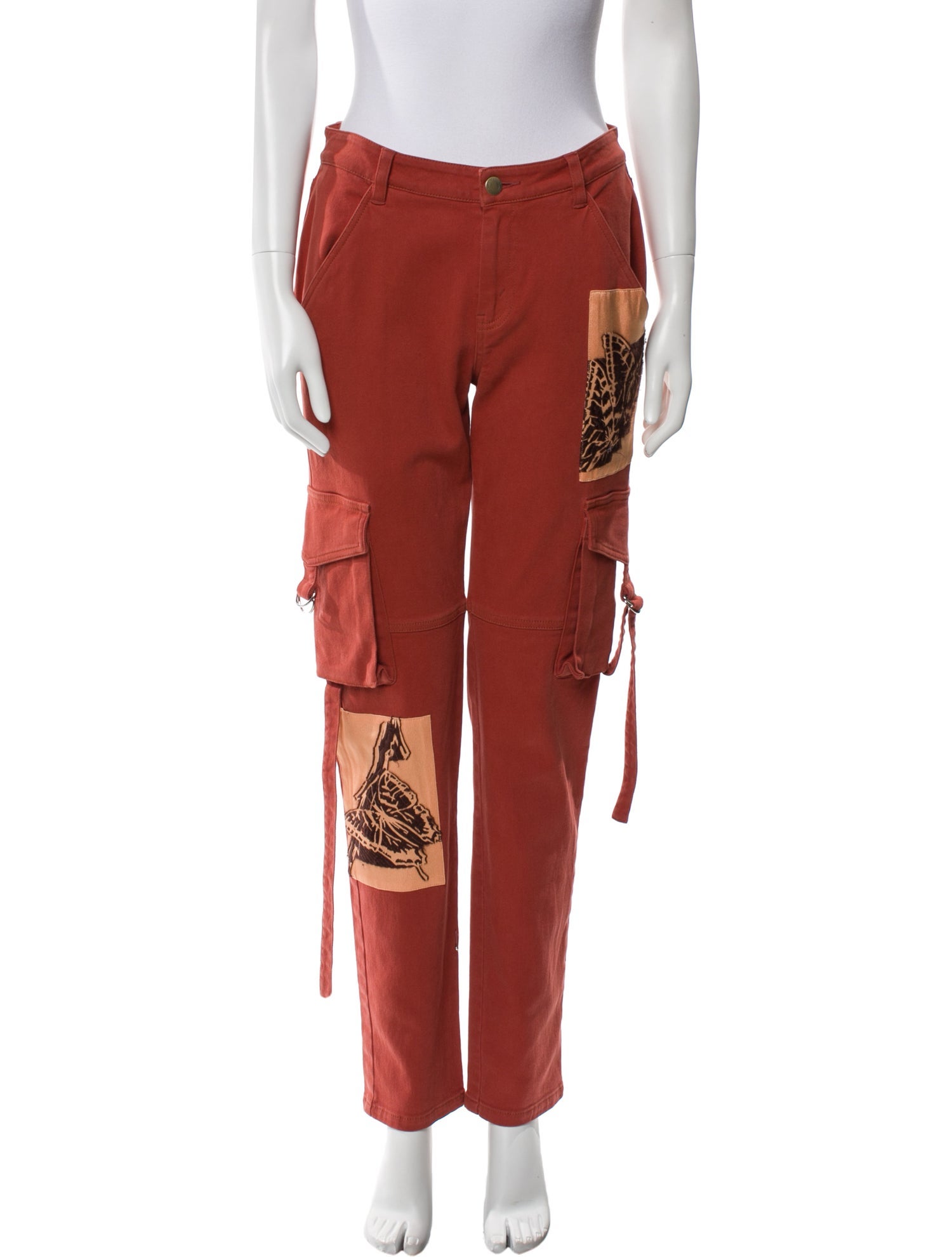 Hellessy Graphic Print Straight Leg Pants