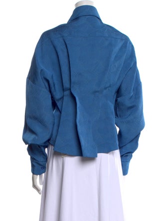 Hellessy Long Sleeve Button-Up Top