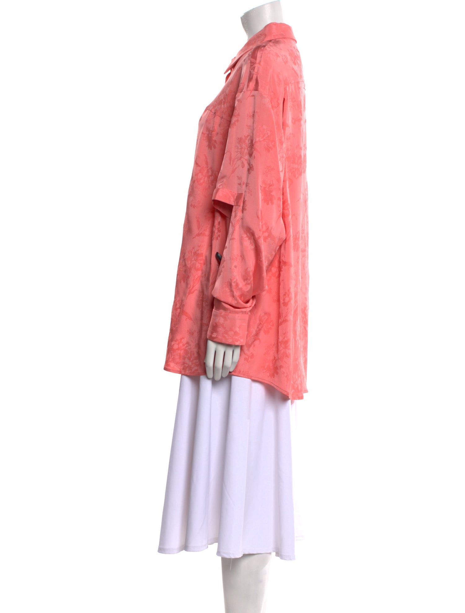 Hellessy Long Sleeve Button-Up Top