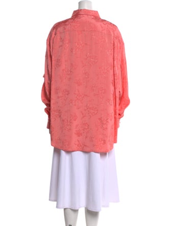 Hellessy Long Sleeve Button-Up Top