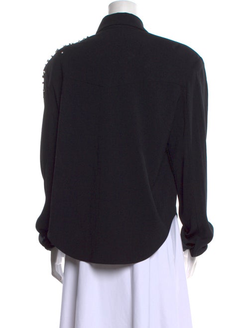 Hellessy Long Sleeve Button-Up Top