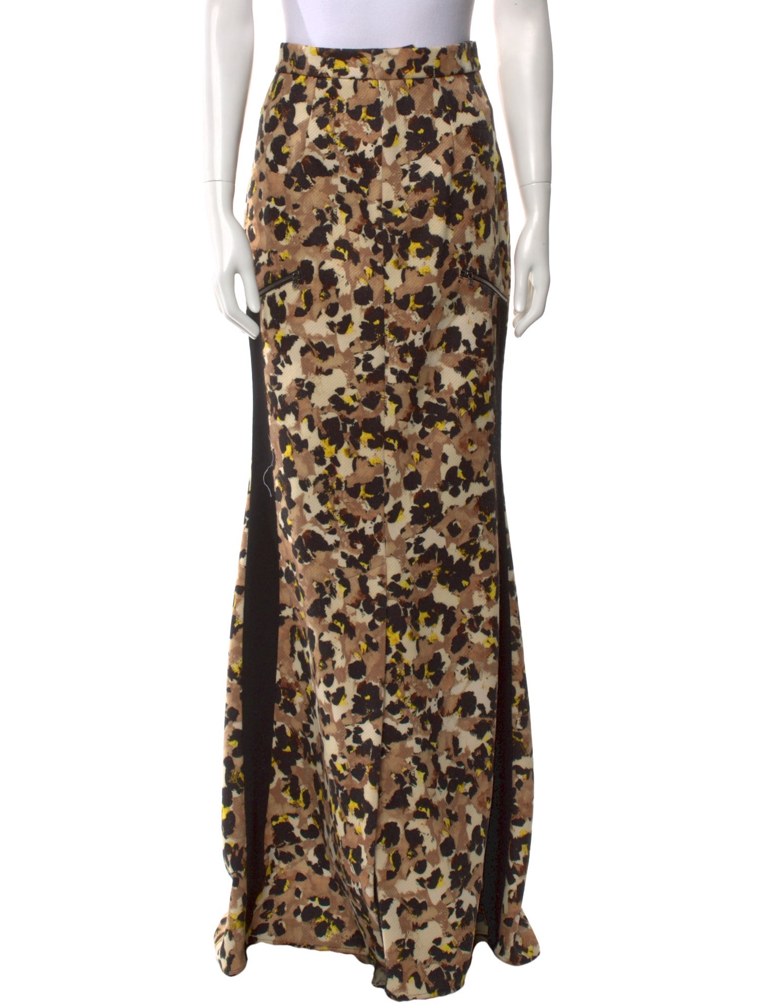 Hellessy Printed Long Skirt