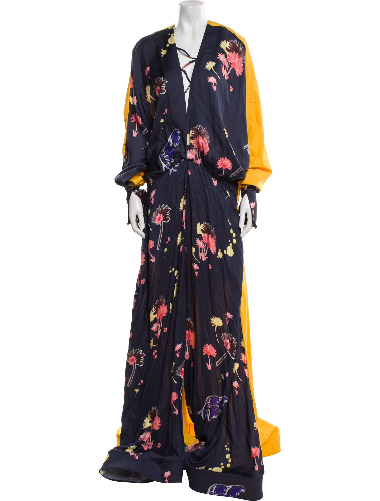 Hellessy Floral Print Long Dress