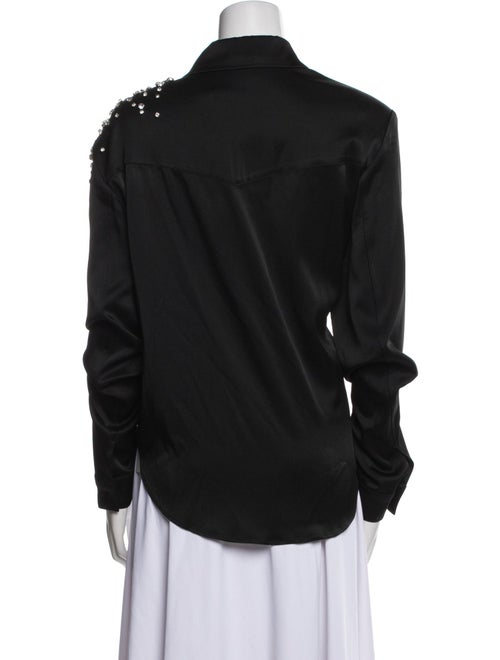 Hellessy Long Sleeve Button-Up Top