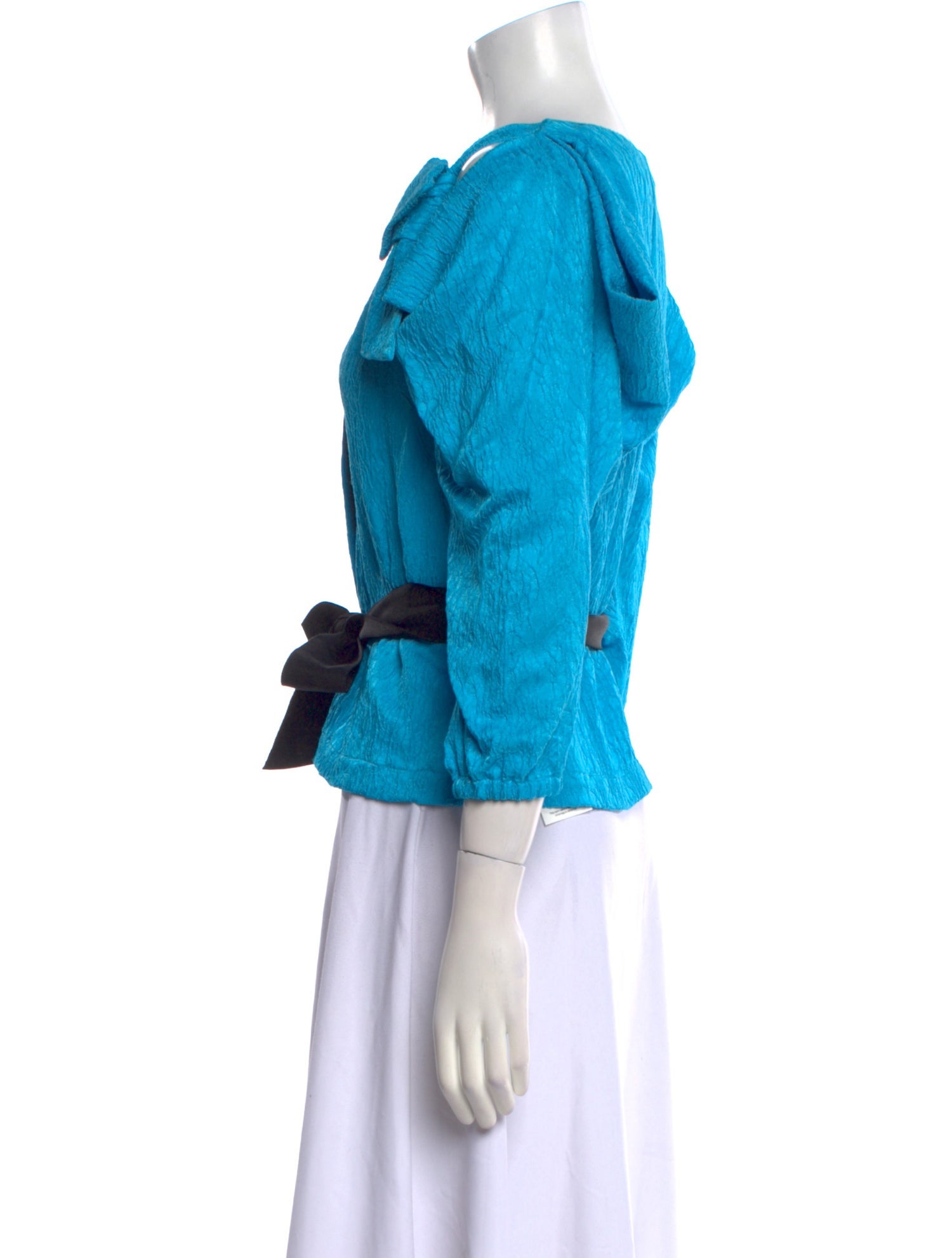 Hellessy V-Neck Three-Quarter Sleeve Top