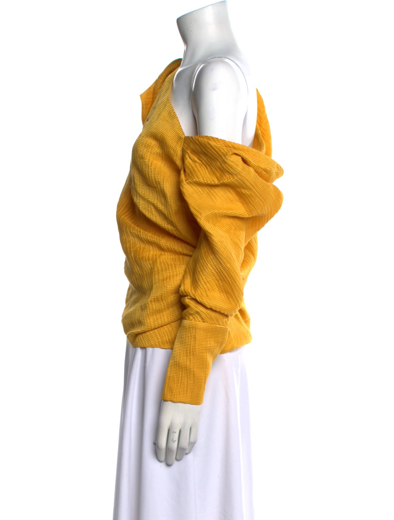 Hellessy Linen One-Shoulder Sweatshirt