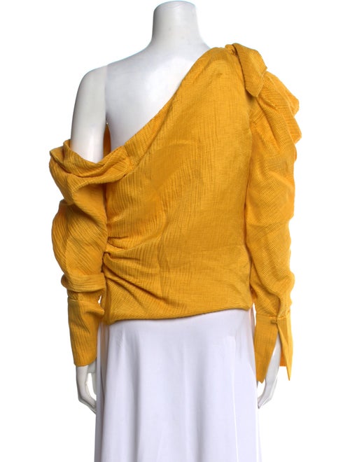 Hellessy Linen One-Shoulder Sweatshirt