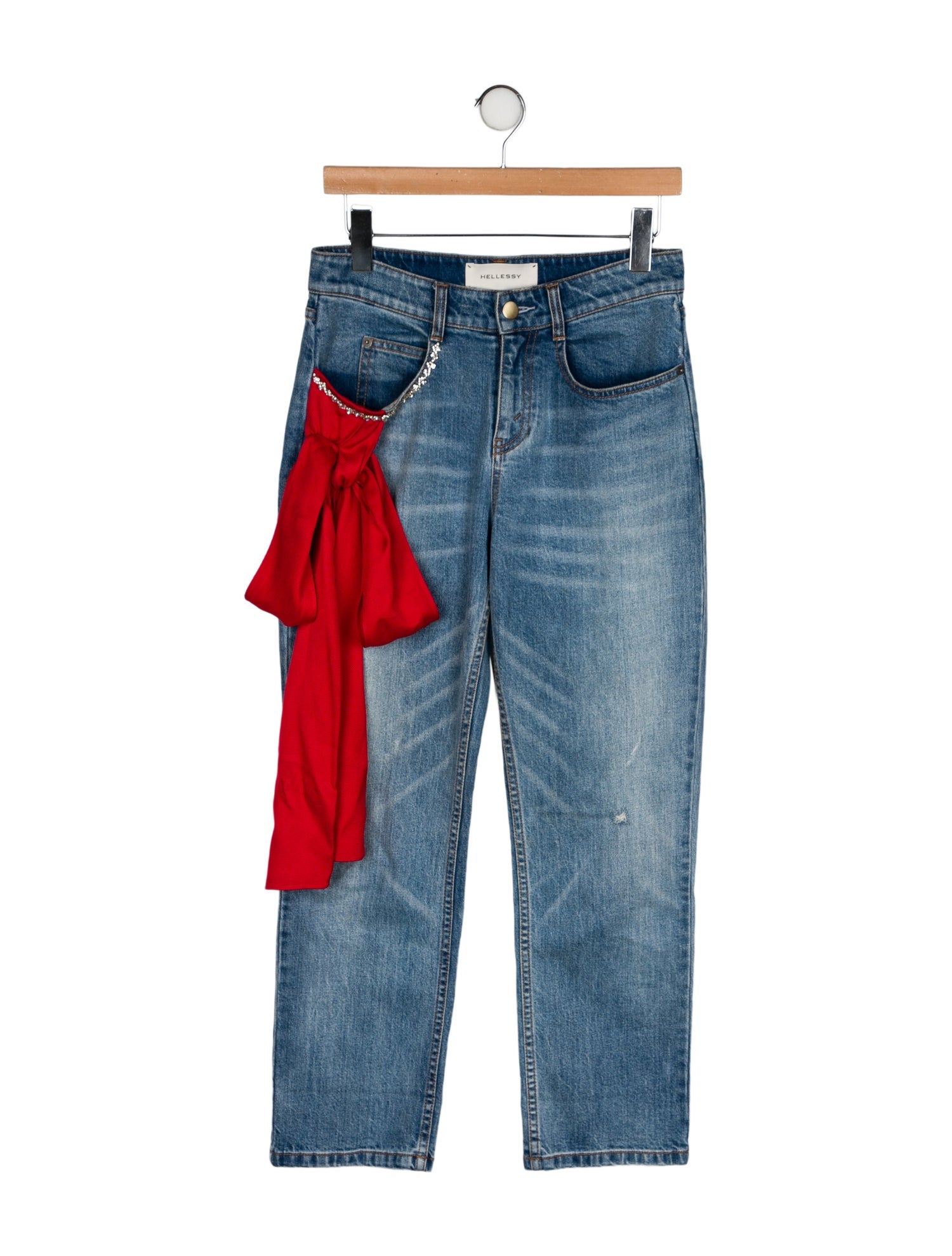 Hellessy Mid-Rise Straight Leg Jeans