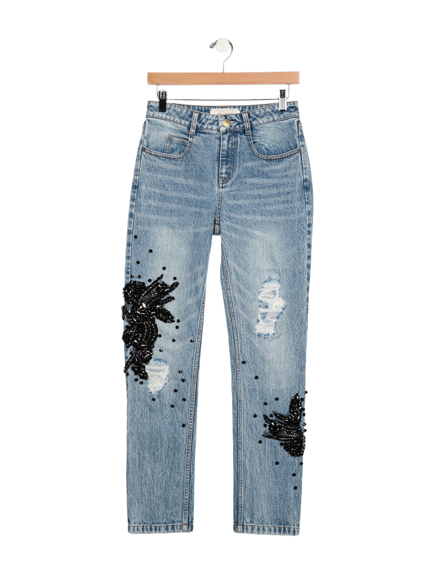 Hellessy Mid-Rise Straight Leg Jeans