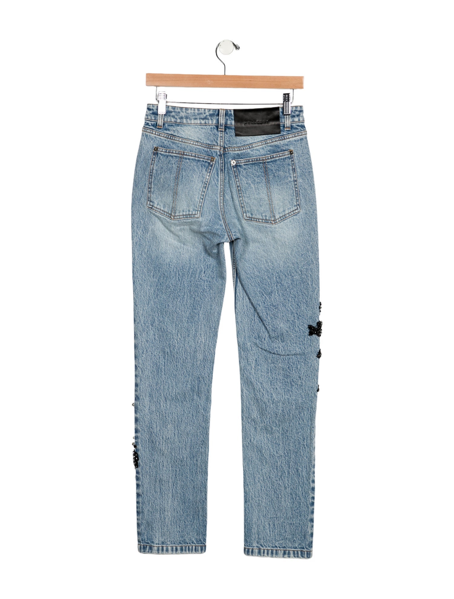 Hellessy Mid-Rise Straight Leg Jeans