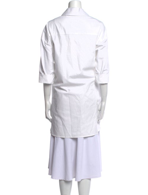 Hellessy Three-Quarter Sleeve Crop Top