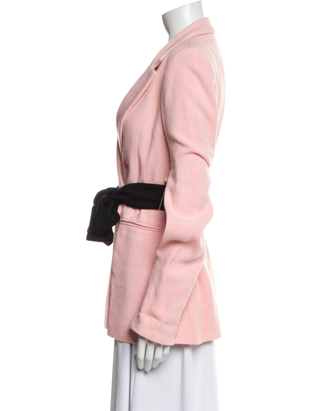 Hellessy Blazer Pink Colorblock Pattern Pointed C… - image 2